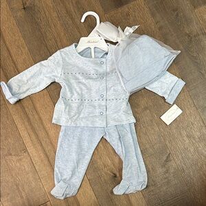 New Baby Blue Outfit Set